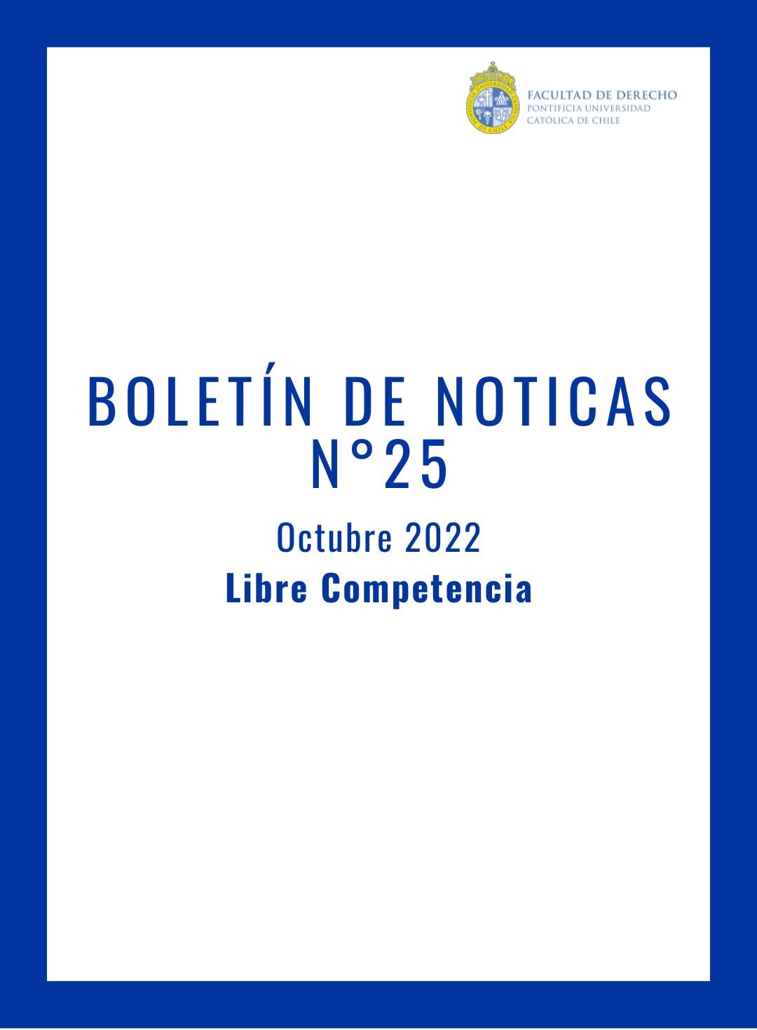 BOLETÍN DE NOTICIAS N°25 OCTUBRE/2022